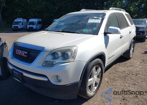 2008 GMC Acadia Slt-2 z USA, uszkodzony, nr VIN 1GKEV33778J161893